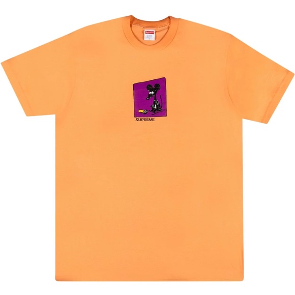 NWOT SUPREME Mouse & Cheese T-Shirt - Picture 6 of 6